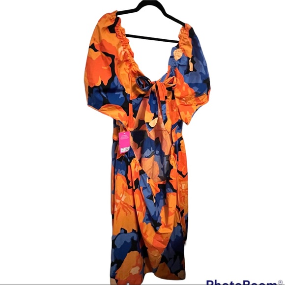 NWT Women’s Plus Size Tabitha Brown Dress Floral Print - Picture 5 of 5